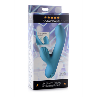 Vibrerande Kanin - Pulserande, Dubbla Motorer, 10 Funktioner