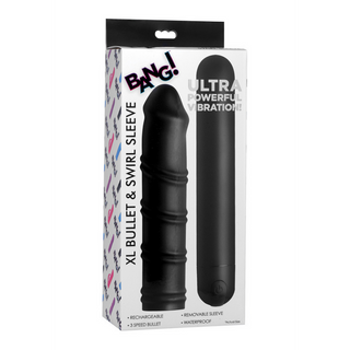 XL Bullet med Virvlad Silikonhylsa - Extra Textur
XL Vibrator med Virvlad Silikonhylsa för Extra Textur