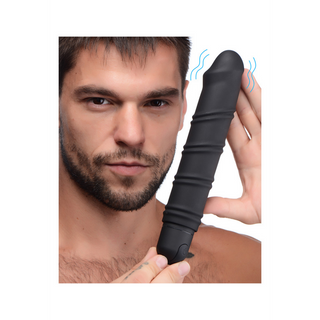 XL Bullet med Virvlad Silikonhylsa - Extra Textur
XL Vibrator med Virvlad Silikonhylsa för Extra Textur