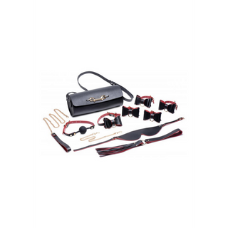 Bondage Kit med Flugbojor, Justerbara Manschetter & Väska