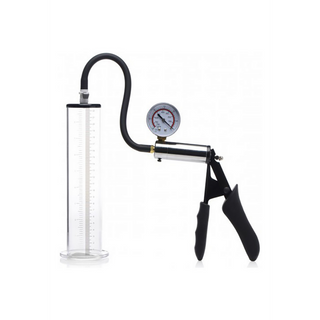 Penispump Set - 9-tums Cylinder med Mätare