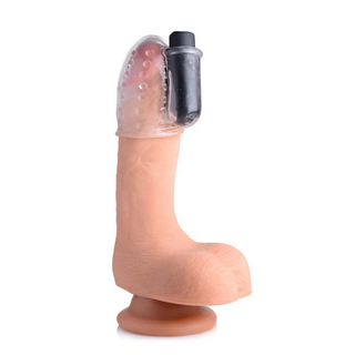 Penisretare med Fjärrkontroll, Vibrationer, Uppladdningsbar