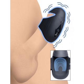 Vibrerande Penis Sleeve - Ribbad, 8 Funktioner Stimulator