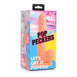 POP Dildo med Kulor, 16.5cm - Realistisk Dildo
Realistisk Dildo med Kulor, 16.5cm - POP PVC Dildo