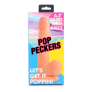 POP Dildo med Kulor, 16.5cm - Realistisk Dildo
Realistisk Dildo med Kulor, 16.5cm - POP PVC Dildo