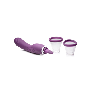Vibrator Lila Slick- & Sugfunktion, 8 Lägen, Dubbel Motor
Vibrator Lila Slick- & Sugfunktion, 8 Lägen, Dubbel Motor
Lila Vibrator: Slick & Sug, 8 Lägen, Dubbel Motor