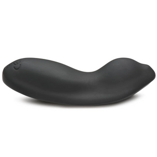 E-Stim Trosvibrator, Vibrerande, med Fjärrkontroll, Svart