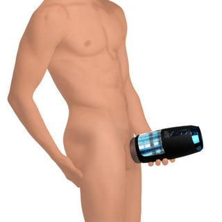 Automatisk Stroker med Vibrationer, Svart