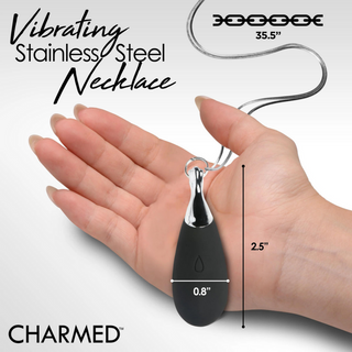 Vibrerande Halsband - Silikon, 3 Hastigheter, Svart