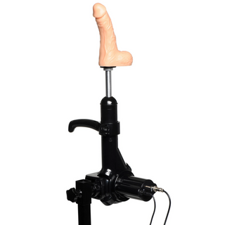 Sexmaskin med Justerbar Hastighet & Dildo - Svart