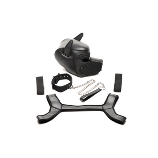 Puppy Play Set: Huva, Halsband, Koppel, Sele - Svart:

Valp Lekset: Huva, Halsband, Koppel, Sele - Svart