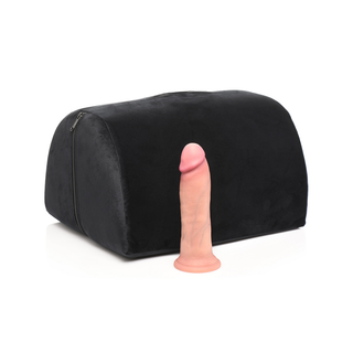 Svart Handsfree Stimuleringskudde med Leksaksficka