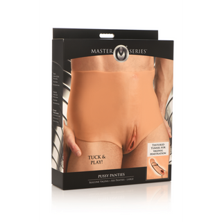 Silikon Trosa med Vagina & Anal - L, Realistisk Vulva