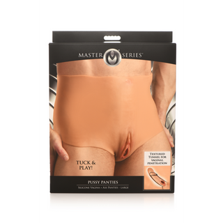 Silikon Trosa med Vagina & Anal - L, Realistisk Vulva