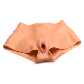 Silikon Trosa med Vagina & Anal - L, Realistisk Vulva