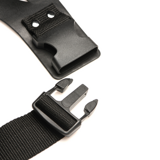 Svart Lårsele O-ring för Vibrator & Dildo – Justerbar