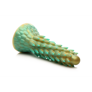 Dildo - Grön, Taggar, Sugpropp
Grön Dildo med Taggar & Sugpropp - Stimulerande Textur