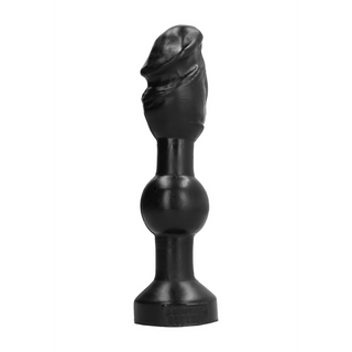 Svart Analplugg Rymdraket - Mjuk PVC Dildo