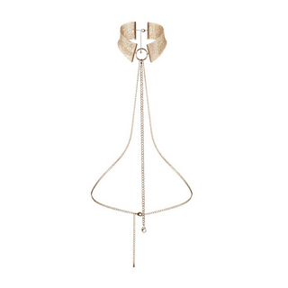 Metallnät Choker Justerbar Kroppskedja - Bondage