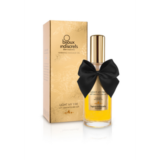 Värmande Massageolja Kyssvänlig Karamell & Havssalt 100ml