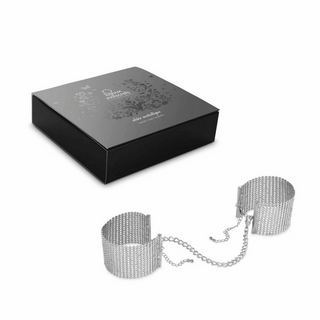 Metalliska Handfängsel Mesh med Kedja, Sexleksaker
Metalliska Handfängsel med Kedja - Sexleksaker