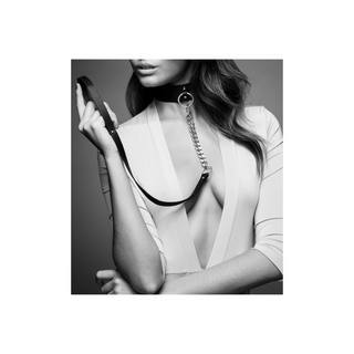 Bred Choker Halsband PU Läder Justerbar Bondage-inspirerad