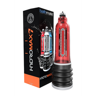 Hydromax Penispump Röd - Starkare Sug, Vridbar Bälg