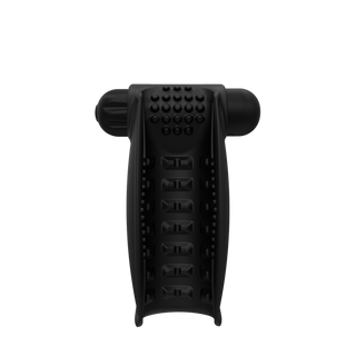 Vibrerande Hand Masturbator - 10 Vibrationer - Svart