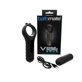 Vibrerande Cockring med Vibrator, 10 Vibrationer - Svart