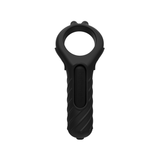 Vibrerande Cockring med Vibrator, 10 Vibrationer - Svart