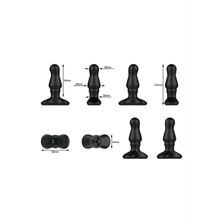 Vibrerande Prostataplugg, Fjärrstyrd & Uppblåsbar
