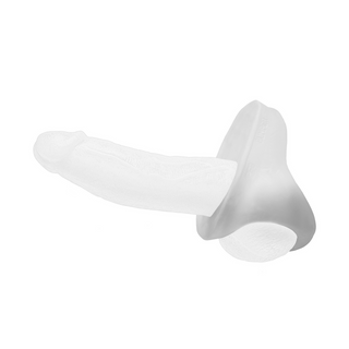 Dildo med Stötdämpande Kudde för Djupa Stötar