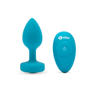 Vibrerande Analplugg S/M, 6 Hastigheter, 15 Mönster