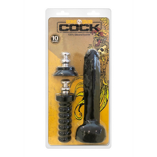 Dildo Silikon Sugpropp Handtag 25cm