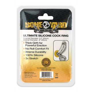 Cockring 50mm YD, 20mm ID - Silikon, Tuff Erektion