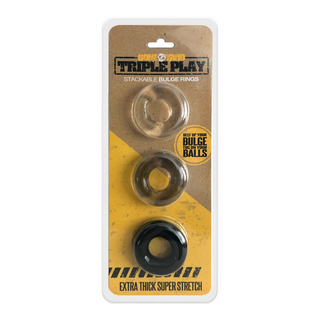 Cockring Set - Extra Tjock, Stretchig TPE, 3-Pack
Extra tjock Cockring Set, Stretchig TPE, 3-pack