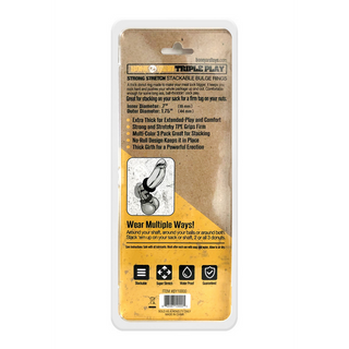 Cockring Set - Extra Tjock, Stretchig TPE, 3-Pack
Extra tjock Cockring Set, Stretchig TPE, 3-pack