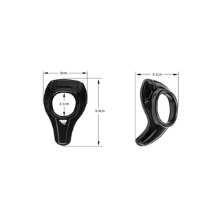 Svart Kockring 38mm - Erektion & Perineumstimulering
