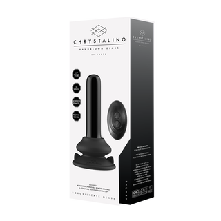 Chrystalino Glas Vibrator, Sugpropp, 10 Hastigheter, Fjärrkontroll