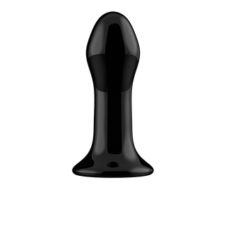 Glas Vibrator Sugpropp, 10 Hastigheter, Fjärrkontroll, Svart