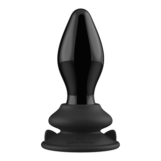 Vibrerande Glas Vibrator, Sugpropp & Fjärrkontroll, 10 Hastigheter