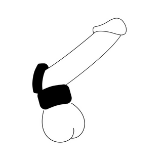 Snopp- & Ballrem - Elastisk, Restriktiv, Svart