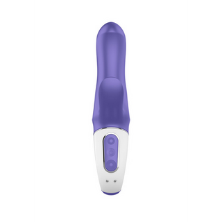 Blå Kaninvibrator: G-punkt & Klitorisstimulering, Silikon