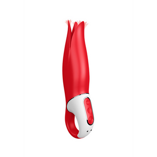 Röd Vibrator Silikon Klassisk Modell & Vibrationer