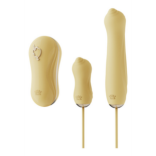 Sugande Vibrator med Pump & Tillbehör - Vibrerande & Pulserande