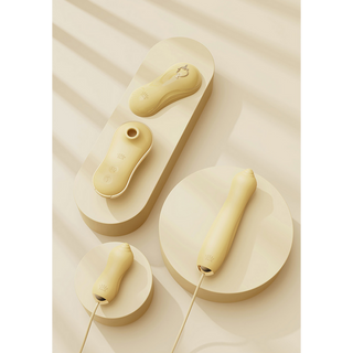 Sugande Vibrator med Pump & Tillbehör - Vibrerande & Pulserande