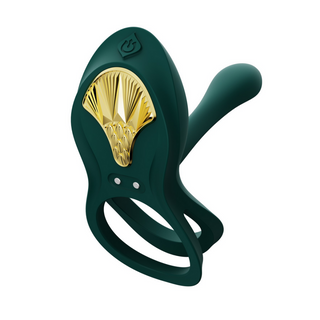 Kraftfull Ergonomisk Vibrator för Män - Turkosgrön