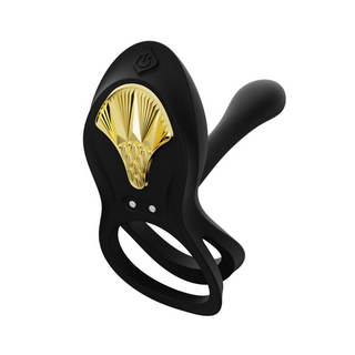 Bärbar Vibrator för Män - Kraftfull, Obsidiansvart
