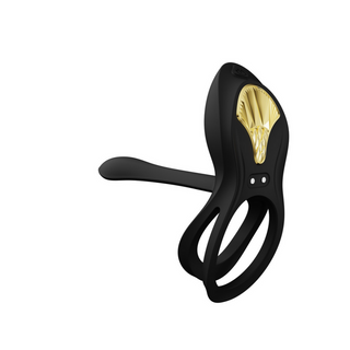 Bärbar Vibrator för Män - Kraftfull, Obsidiansvart
