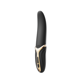 Vibrerande Slickvibrator med Värme & Dubbel Stimulans, Silikon